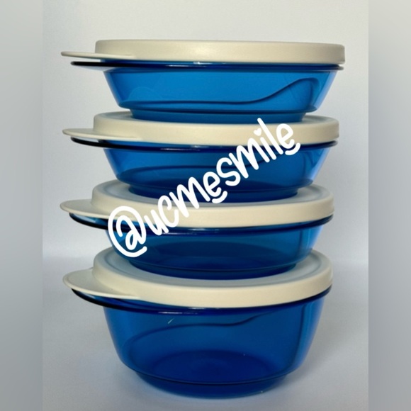 Tupperware Clear Elegant Acrylic Preludio Bowl Set - Picture 3 of 10